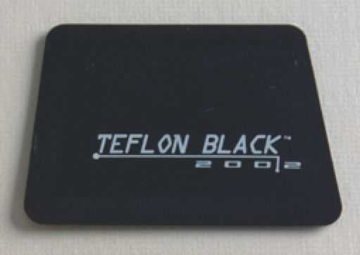 Verkleberakel 'Teflon schwarz'